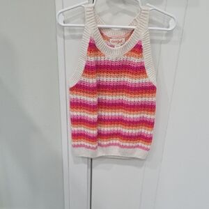 Cat & Jack Multicolor Striped Knit Tank
